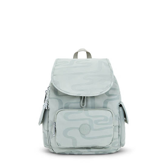 Kipling City Pack Small Klassieke Printed Rugzak Turquoise | BE 1504WN